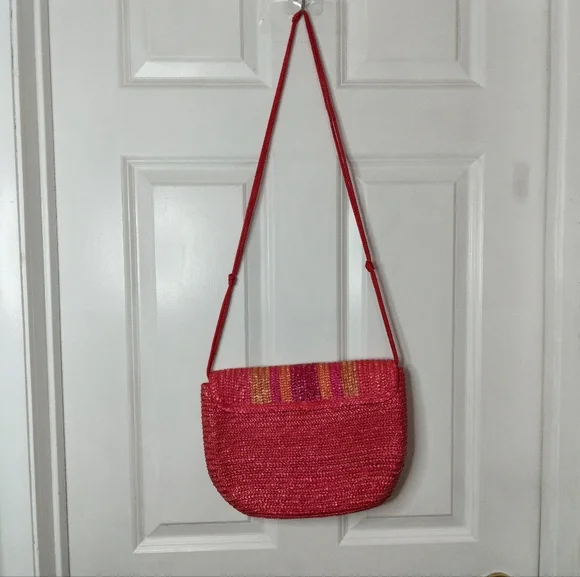 Vintage Genie Straw Crossbody Bag - Picture 4 of 8